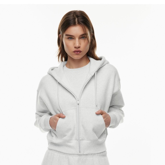 Aritzia | Tops | Great Condition Aritzia Cozy Fleece Boyfriend Boxy Zip